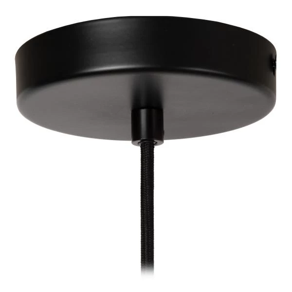 Lucide MONSARAZ - Lámpara colgante - Ø 25 cm - 1xE27 - Ámbar - detalle 4